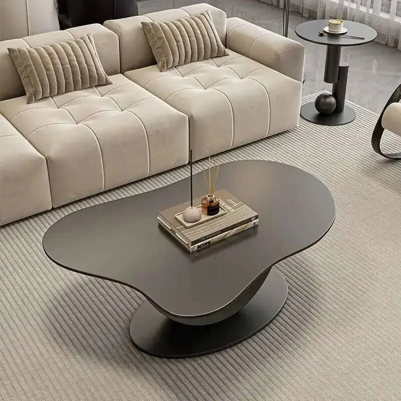 

Room Modern Coffee Table Simple Living Luxury Rock Plate Shaped Irregular Creative Tea Table Tavolino Da Salotto Furniture