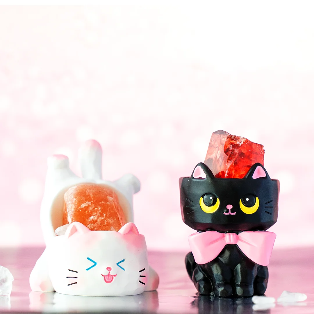 جديد حقيقي الحيوان بال كريستال سلسلة صندوق أعمى الحجر الأصلي ليتل فول دينغ زخرفة الإبداعية المعدنية اليدوية فتاة هدية #2