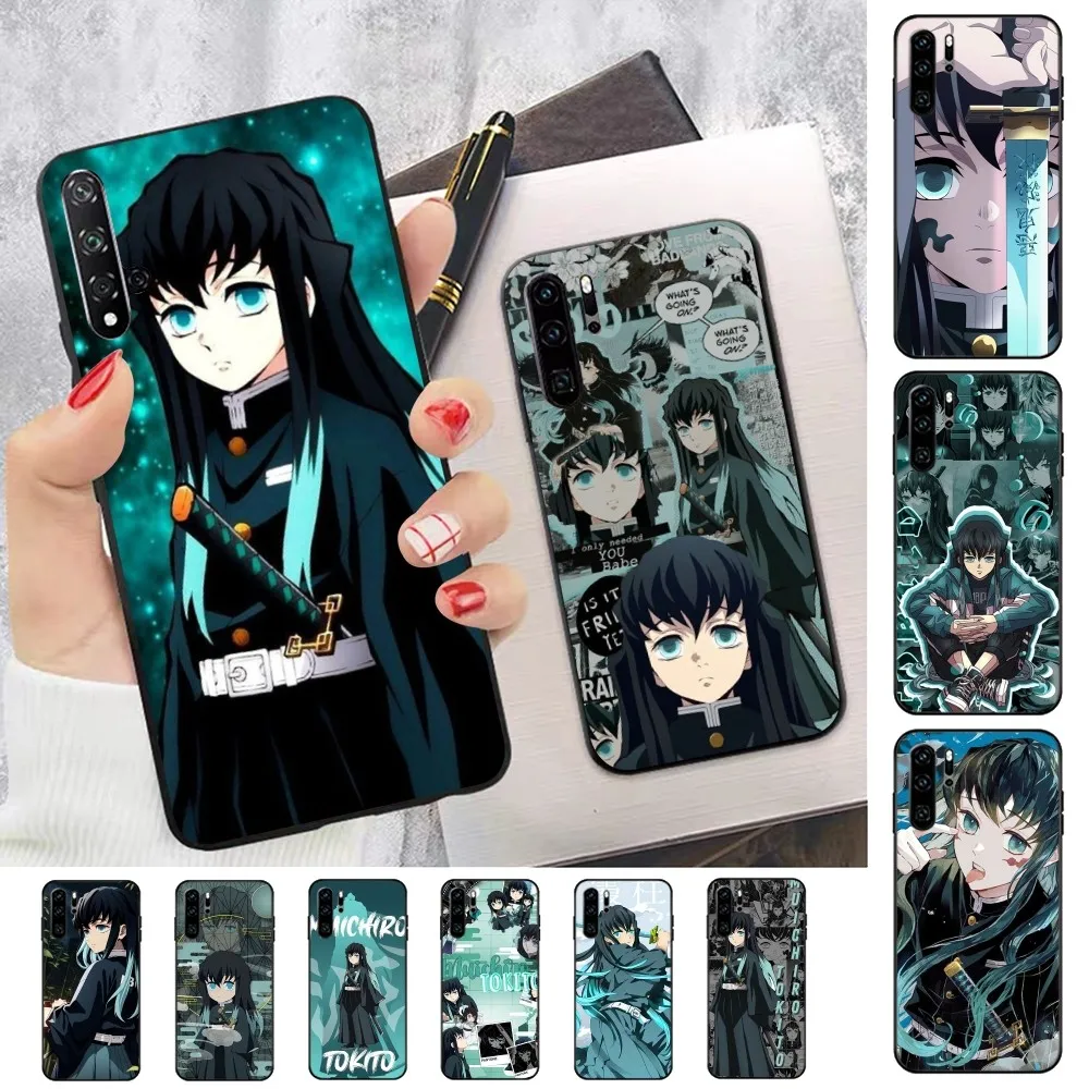 Muichiro T-Tokito Anime Phone Case For Huawei P 8 9 10 20 30 40 50 Pro Lite Psmart Honor 10 Lite 70 Mate 20lite