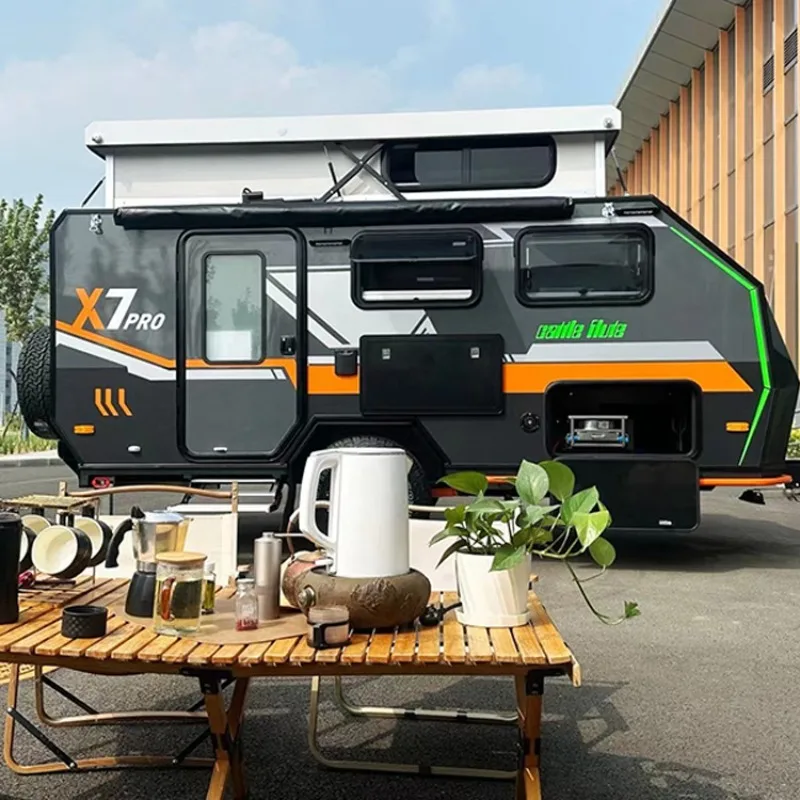 Porta a goccia di forma speciale per camper di alta qualità con sistema di chiusura avanzato Accessori per camper Porta a goccia per camper