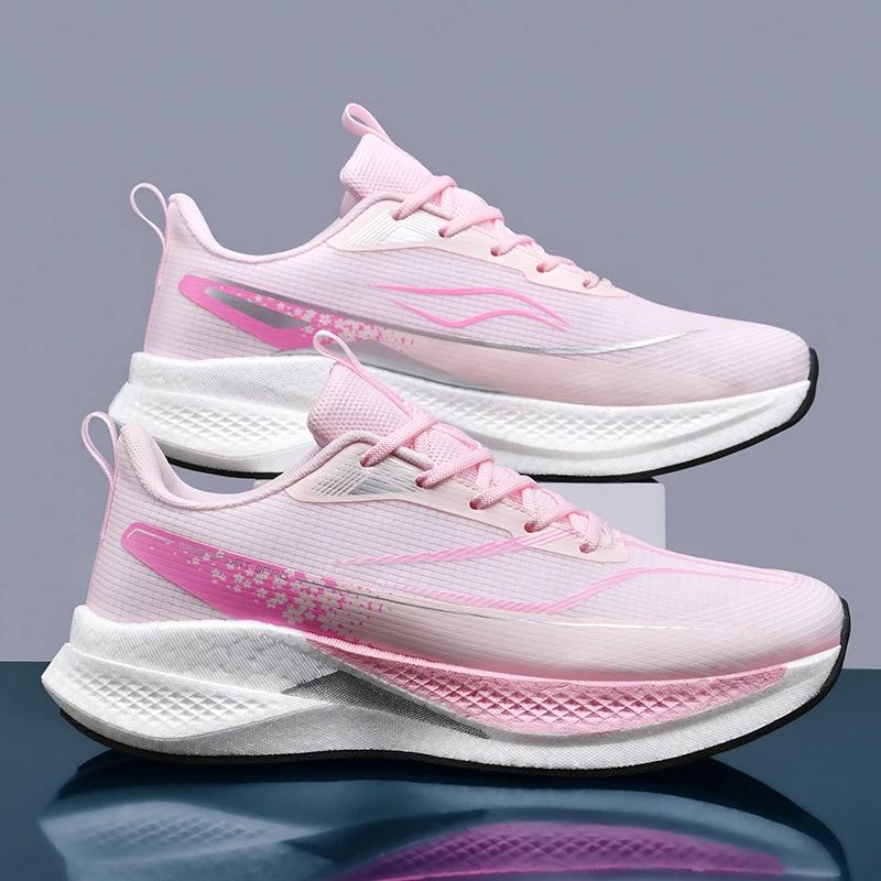Men Marathon Running Shoes Speciality Sports Breathable Woman Sneakers Cushion Racing Jogging Outdoor Tennis Athletic Trainers - view 5