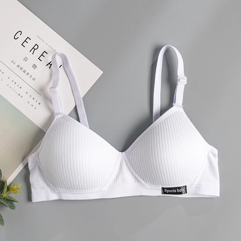 Women Underwear Cotton Bra Seamleass Gathered Push Up Bra Comfortable Soft Bralette Sexy Fashion Ladies Intimate Lingerie