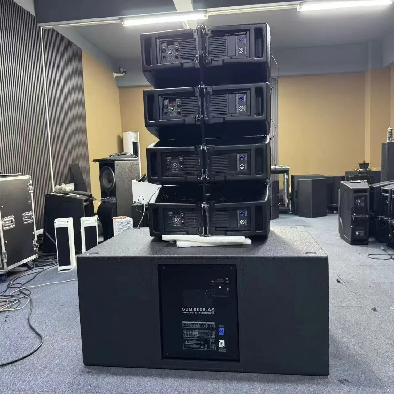 30-A Dual 10 Inch Professional Audio Active Two Way Line Array Speaker HDL 30a for Stage Performance