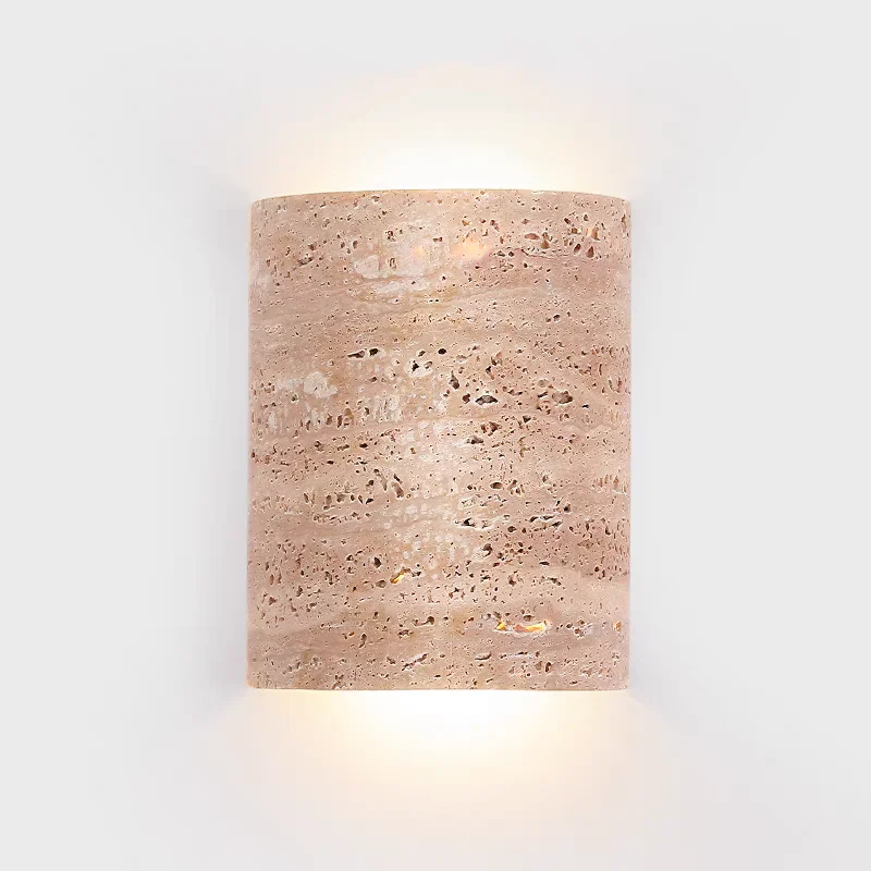 

Vintage Natural Stone Art Decoration Wall Lamp Bedroom Decor Sconce Home-appliance Outdoor Courtyard Waterproof LED Wall Lights
