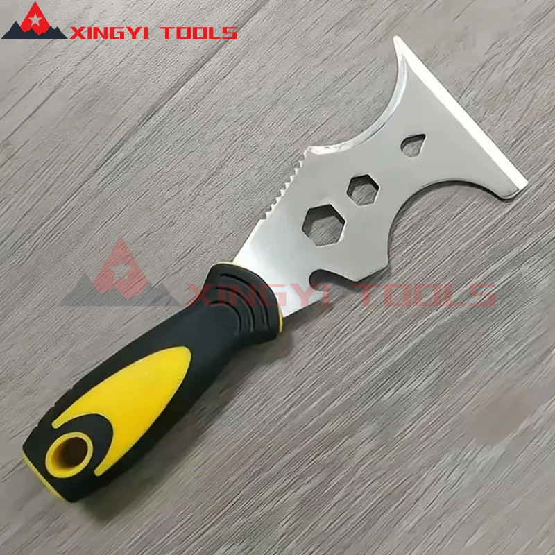 

1Pcs 13 in 1 Multifunctional Putty Knife Set Stainless Steel Spatula Putty Scraper Cleaning Spatula DIY Construction Tools