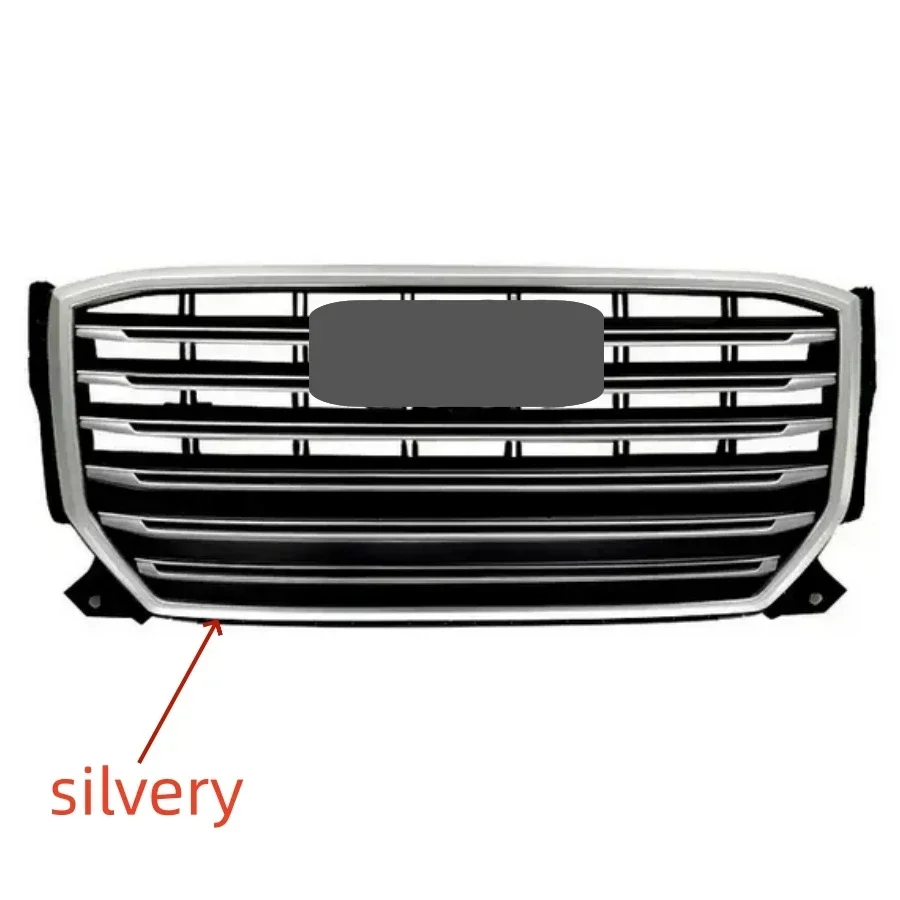 Car Front Bumper Grille Grill for Audi RSQ2 for Q2/SQ2  2017 2018 2019（Refit for RSQ2 Style）Car Accessories