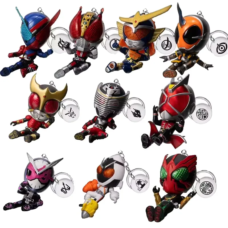 

In Stock Original Threezero KAMEN RIDER ZI-O BUILD GHOST GAIM WIZARD FOURZE OOO DEN-O RYUKI KUUGA Q Version Model Pendant Toys