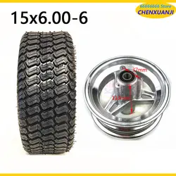 15X6.00-6 inch go kart accessories ATV NHS snowplow airport ground car inner tube vacuum tire lawn mower