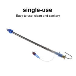 Canack Vet Silicone Reinforced Endotracheal Tube With Cuffed Intubating Stylet Disposable Medical Endotrachal Tube ID4.0-8.5