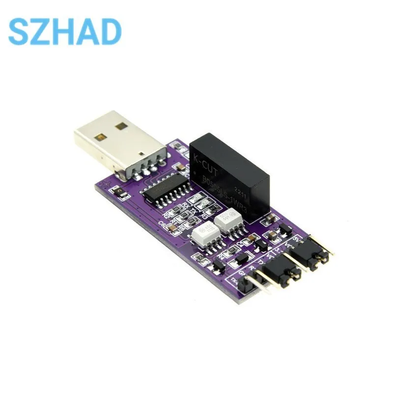 Optically isolated USB to serial port 5V 3.3V optically isolated USB to TTL serial port CH340 UART