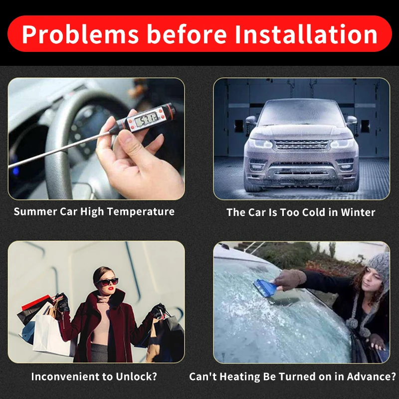 Untuk Toyota Highlander Hybrid, Starter Kunci Jarak Jauh C-HR, Aksesori Yang Ditingkatkan, Body Kit Pembuangan Panas Jarak Jauh 2014 2018 2022 2023