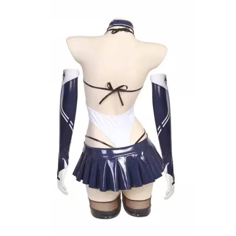 Azur Lane Shinano Fox Cosplay Traje para Mulheres, Jogo de Anime, Body Sexy, Luvas, Meias, Uniforme de Corrida, Roupas de Halloween