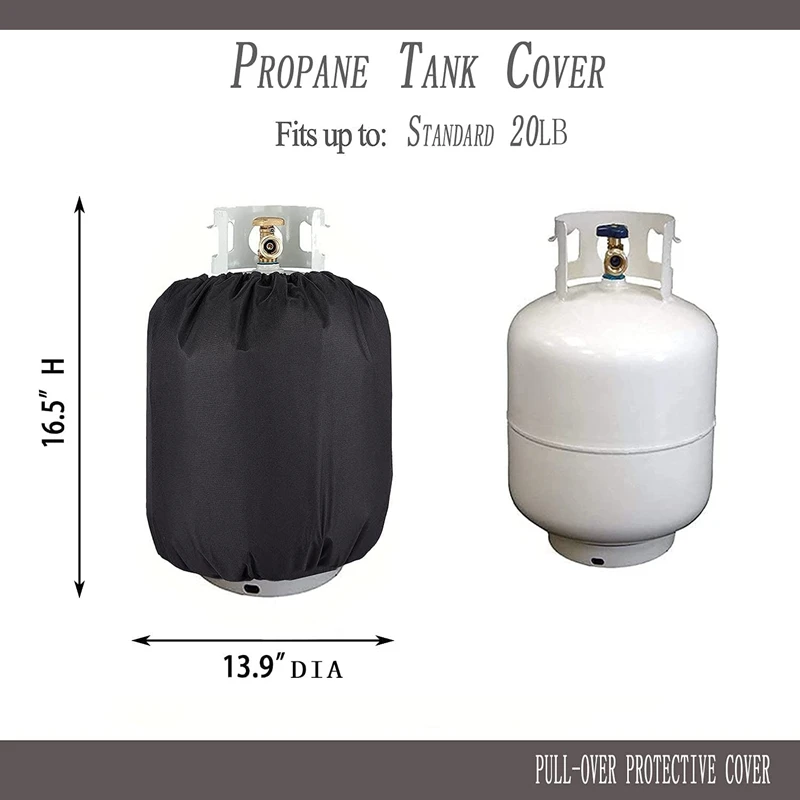 20 Lbs Propane Tank Cover,Travel Trailer Propane Tank Cover,Water & Wear-Resistant,Traveling & Camping