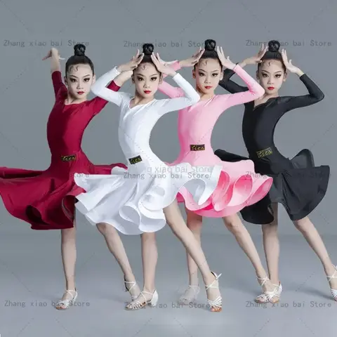 어린이 전문 라틴 댄스 원피스, 여아 볼룸 댄스 드레스, 룸바 차차 삼바 연습 원피스, 라틴 공연 Best5 어린이 전문 라틴 댄스 원피스, 여아 볼룸 댄스 드레스, 룸바 차차 삼바 연습 원피스, 라틴 공연 Best5