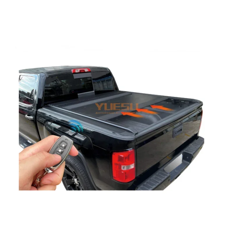 

Ford Hilux Great Wall Electric Retractable Tonneau Cover ABS Waterproof Pickup Truck Bed Folding Tailbox Ram Navara F150