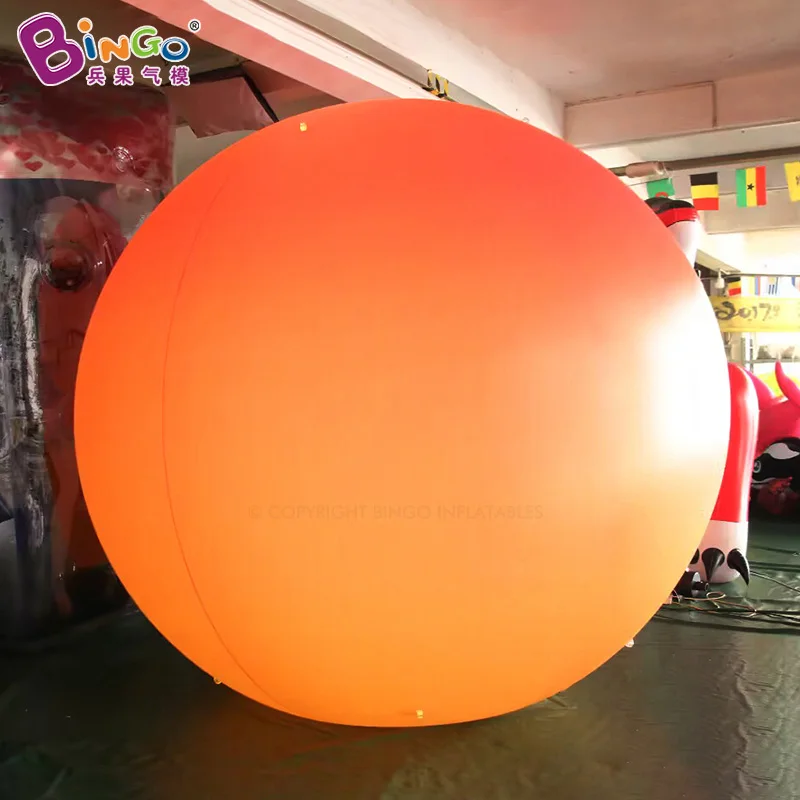 3 Meters Inflatable Sun For Decoration Sunset Balloon With Lights Solar System Planets Toys