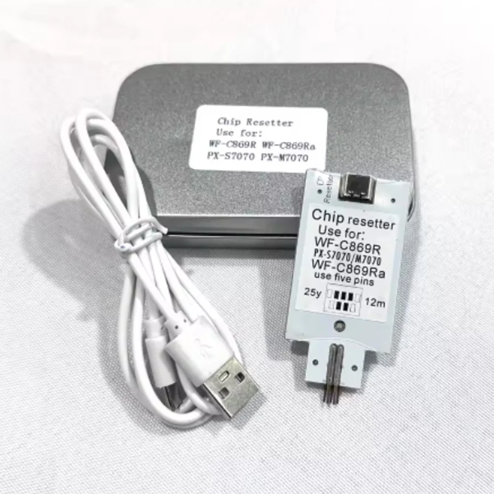 Europe T9731 T9732 T9733 T9734 T9741 T9742 T9743 T9744 Chip Resetter For Epson WF-C869Ra WF-C869R PX-S7070 M7070 printer ink bag