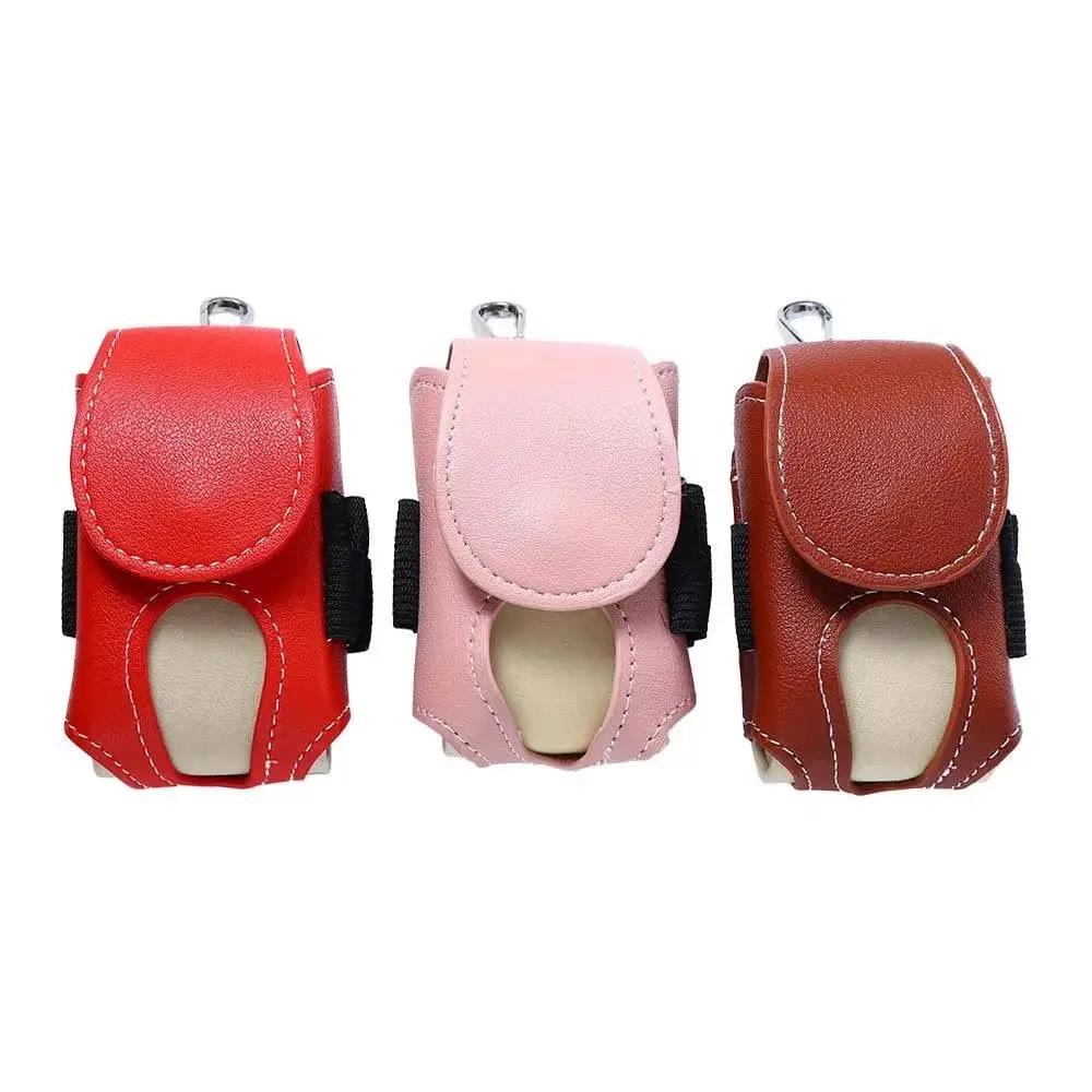 

Портативная сумка для гольф-мячей из искусственной кожи, водонепроницаемая, мини-сумка для гольф-мячей, легкая, на пояс, для набора для гольфа, для игры на открытом воздухе