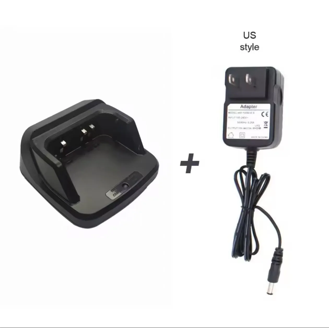 Baofeng BF-1909 Walkie Talkie Desktop Charging Dock EU/US Plug Two Way Radio Battery Charger Replacement Accessory