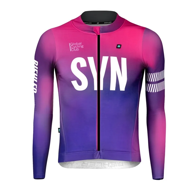 SYN CANDY RUSH Jersey de manga larga, Tops de carreras de nuevo estilo, ropa de ciclismo al aire libre, primavera y otoño