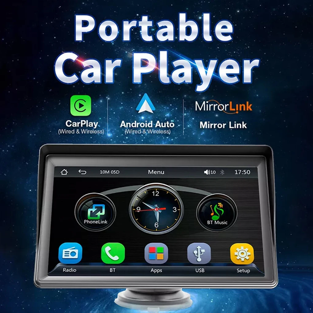 

CarPlay Android Auto Car Radio Multimedia Video Player 7inch Portable Touch Screen For Rear View Camera