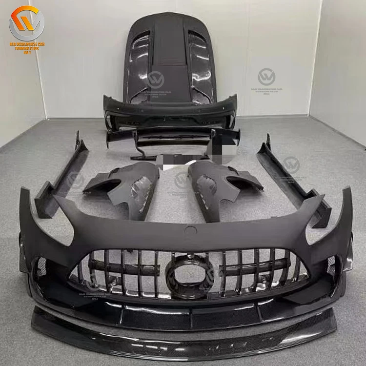 

Car Parts Tunning Accessories Black Series Carbon Fiber Front Bumper Kit forBenz AMG GT GTS GT GTR