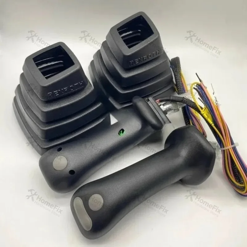 12mm Thread Excavator Joystick Grip 4 Buttons Electric Control Handle Timber Grabbing Equipment