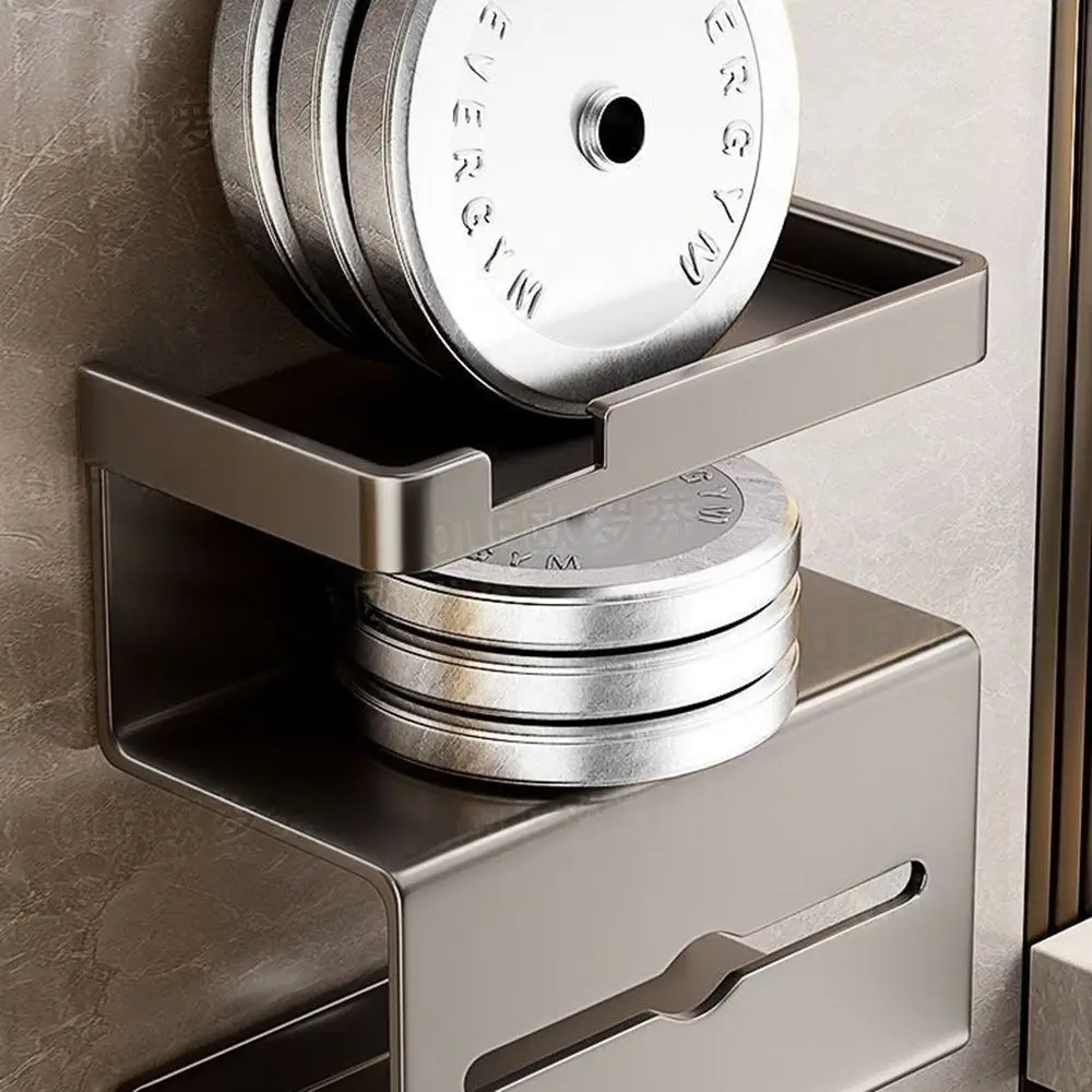 

Настенный держатель для туалетной бумаги, прочная несущая способность с полкой для хранения, стеллаж для хранения туалетной бумаги, водонепроницаемый