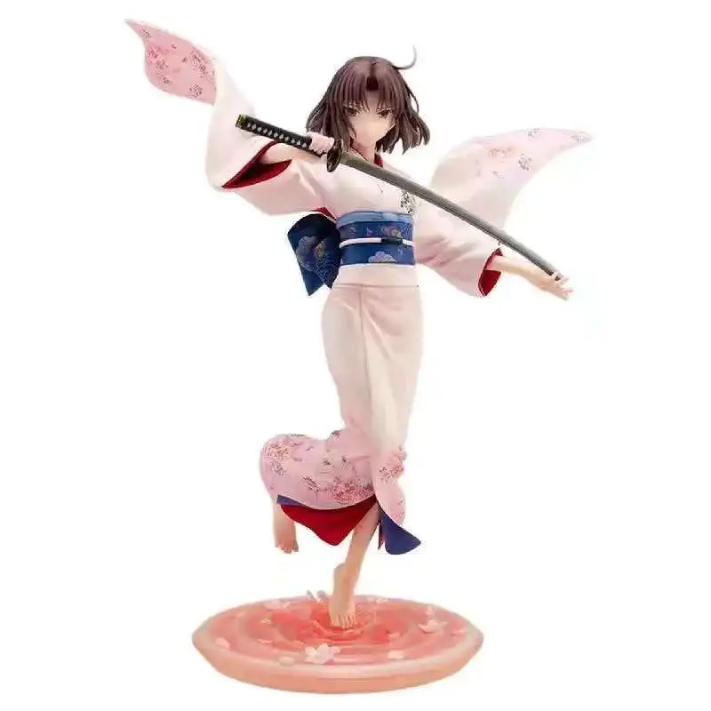 Anime Figuur Actie Pop Model Speelgoed Cadeau Kimono Meisje Ryougi Shiki De tuin van zondaars Collectible Gift voor fans