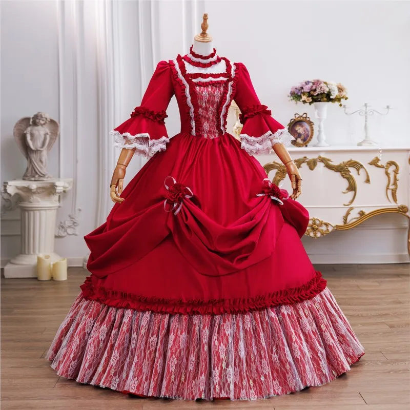 The wine-red flowers are magnificent At of photo studio there will be a drama and dance performance where people wear dresses