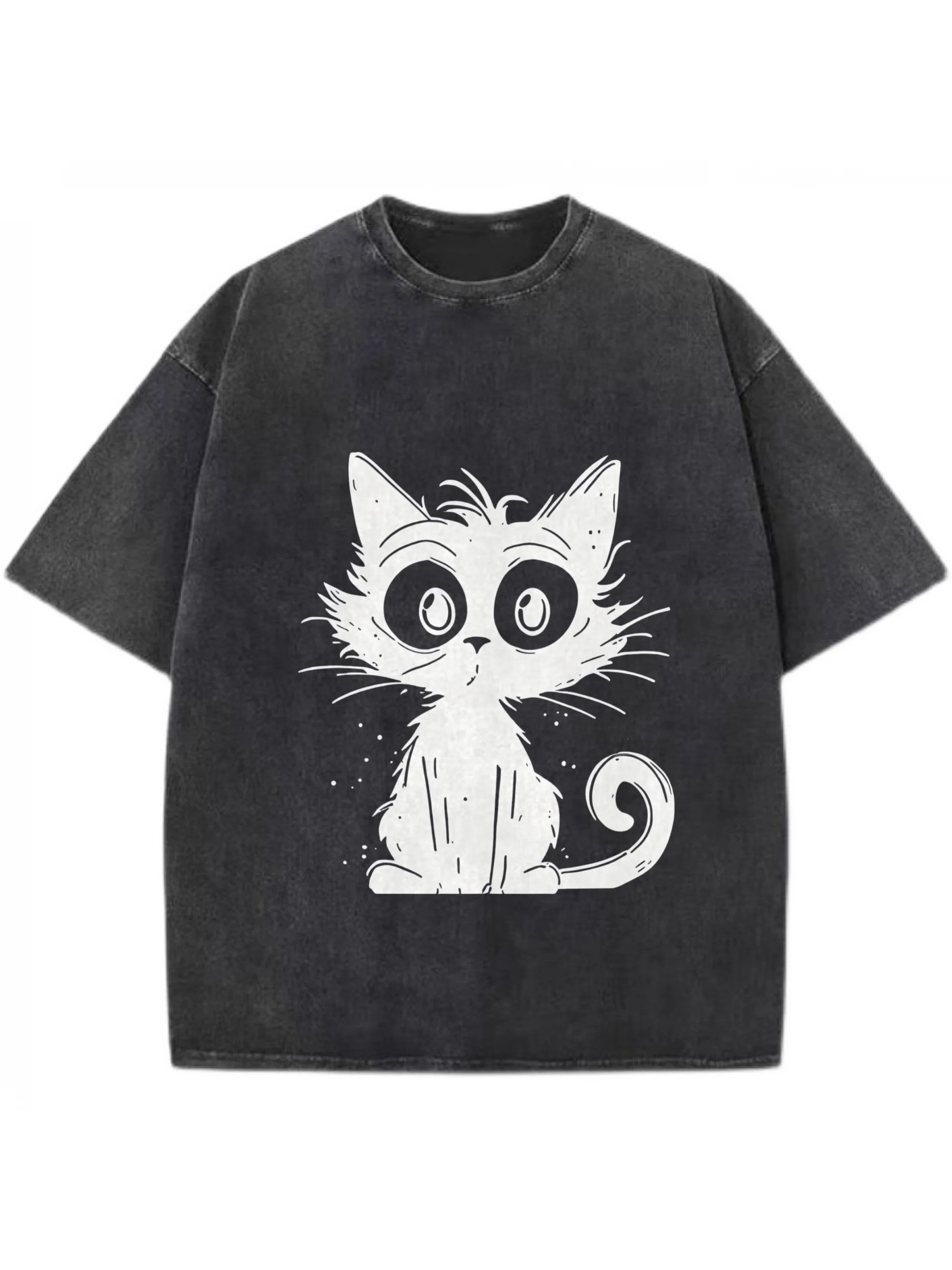 Printed T-shirt with all cartoons for women,everything love,present,beautiful,casual blouse with animal print essentials
