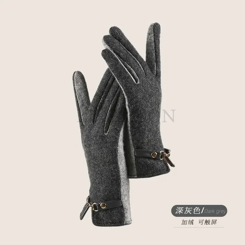 Warm Gloves For Women Touchscreen Touch Screens Comfortable Lined Anti-Slip Glove Winter Gloves Touch Screens Thermal For