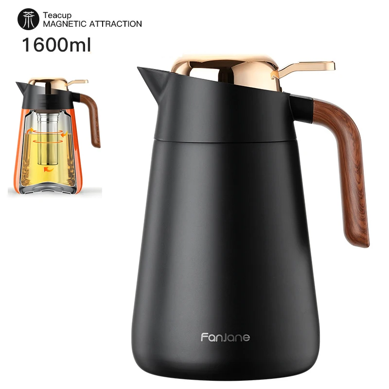 

316 Stainless Steel Thermos Kettles for Tea Maker, Big Tea Filter, Modern Simple Household, Large Capacity Vacuum Bottles