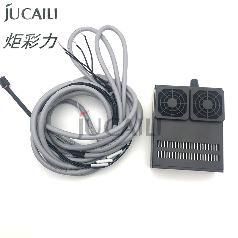 Jucaili UV curing lamp fan air cooling UV lamp for Senyang XP600/TX800/DX5/I3200 head UV printer Drying Blue-Violet Light 395nm