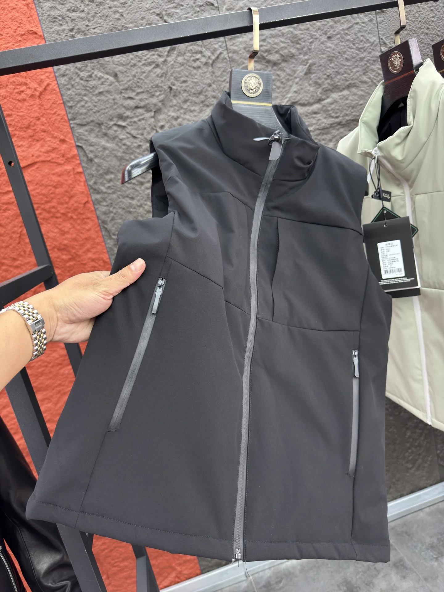 Svip Xio 2800 الرجال أسفل القطن Jaet الخريف الشتاء الوقوف طوق سترة مبطنة مريحة عادية Faion الوقوف صالح الشباب #2