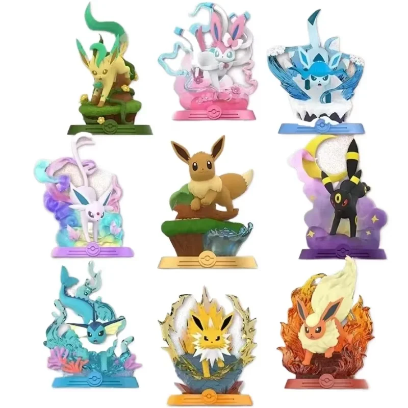 

Official Pokemon Blind Box Adventure Bar Eevee II Trendy Desktop Figurines, Playism Decor Collectible Toy, Children's Gift