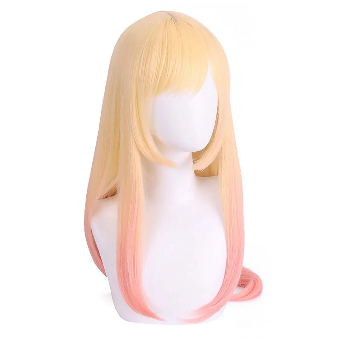 2026 high quality Kitagawa Marin cosplay Yellow Pink Gradient Long Straight Wig
