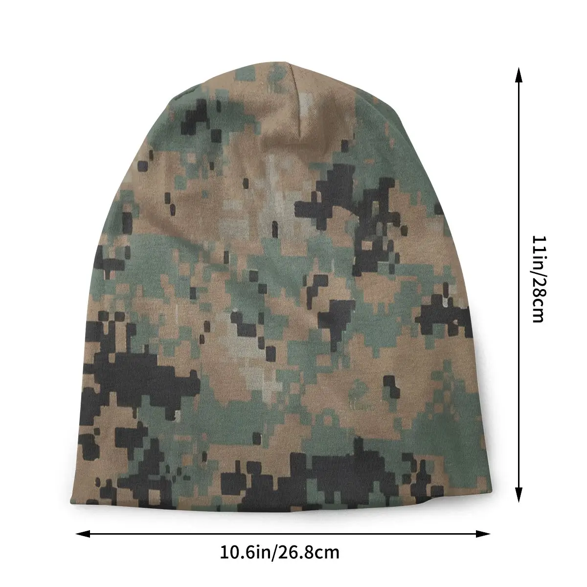 MARPAT Bonnet Homme Autumn Spring Thin Skullies Beanies Camouflage Caps For Men Women Novelty Hats