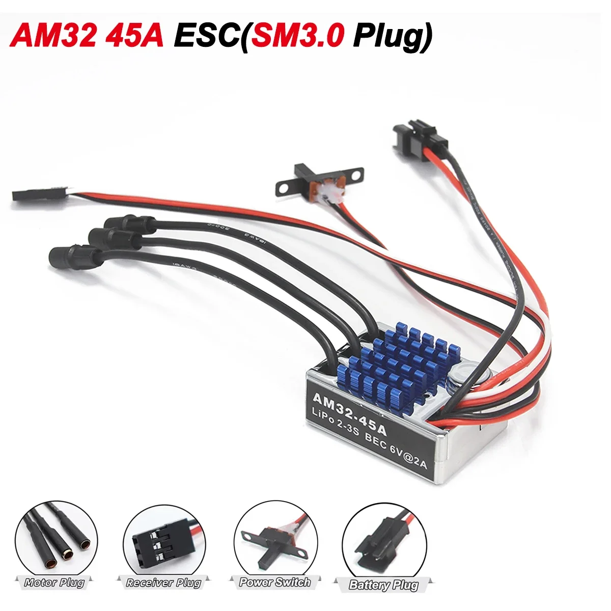 280 370 ブラシ付きアップグレードパーツ 2322 2600KV アウトランナー