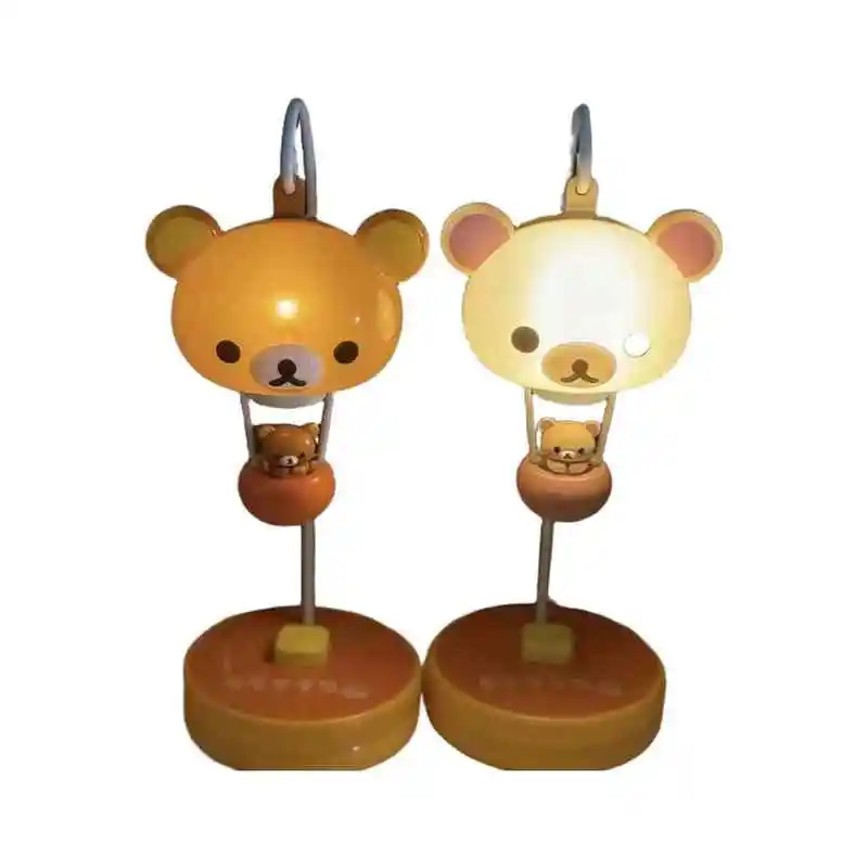 2026  Bear Night Light Warm Light Eye Caring Desk Lamp Geometric Stereo Glowing Room Decor Ornament For Bedroom Desktop