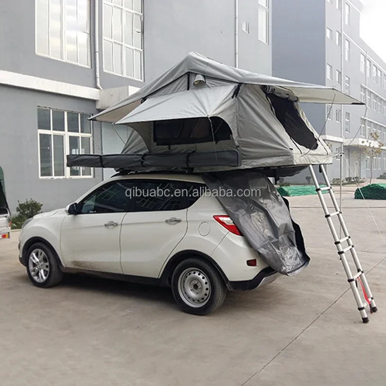 CRT007 Hot Selling QIBU Car Tent Camping Outdoor Van Life Adventure Car Tent Rooftop