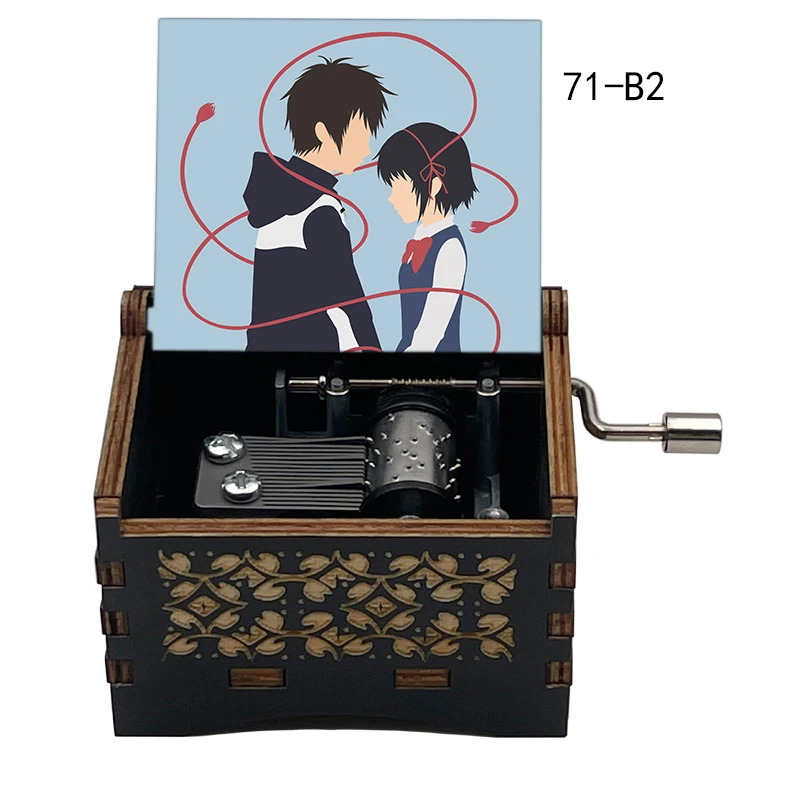 Anime Your Name Theme Song《 Zenzenzense》Adapted 18-Tone Music Box Home Accessories Ornaments Family Party Gift