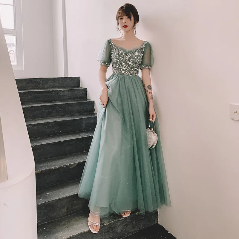 

Ele Long Evening Gown for Women Cany Annual Meeting Ball Gown aduation Art Exam Celebri Lady High End Luxury