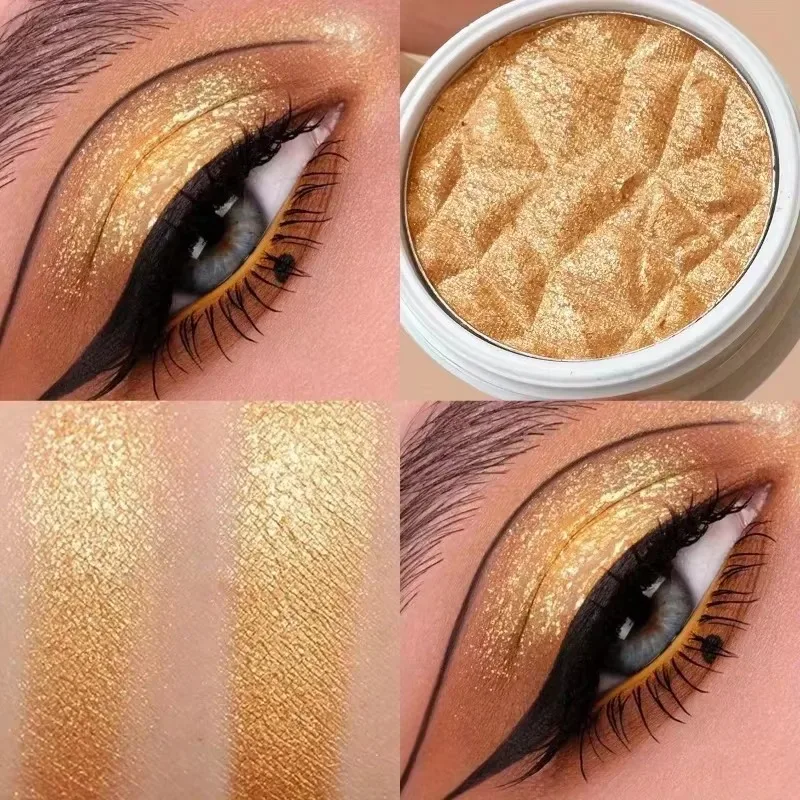 Galaxy Nude Highlights Oogschaduw Witte Parel Licht Glitter Monochroom Shimmer Modder Aardappelpuree Helder Oogschaduwpalet