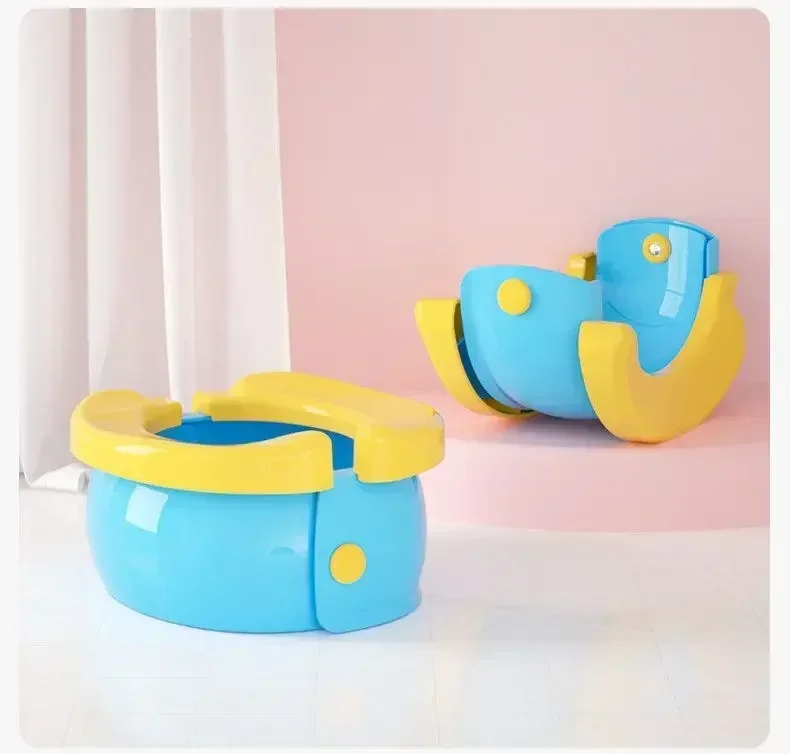 10Pcs Child Potty Training, Portable Travel Baby Pot Foldable Children\'s Potty Easy To Clean Toilet Seat Boys and Girls Gift
