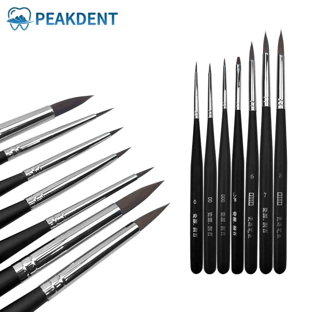 

1 шт. Стоматологическая кисть-карандаш для работы с композитом, силиконовый инструмент для моделирования зубов, инструменты для стоматологов и зуботехнических лабораторий