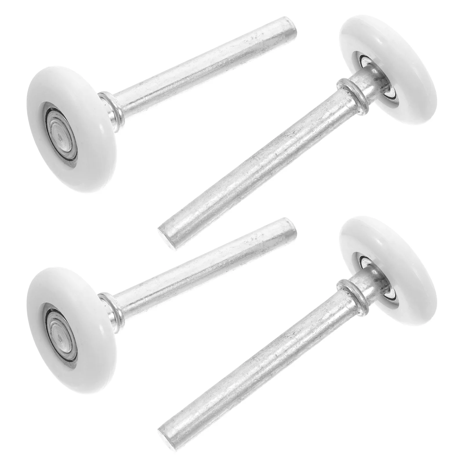 

4Pcs Nylon Garage Door Rollers Silent Smooth Gliding Easy Installation Durable Replacement Parts Garage Door Hinges and Rollers