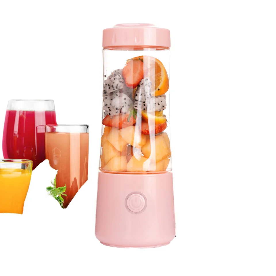 

Portable 7.4V Mini Electric Juicer Self-Cleaning Household Juicing Cup Stainless Steel Blade USB Charging English Perfect Gift