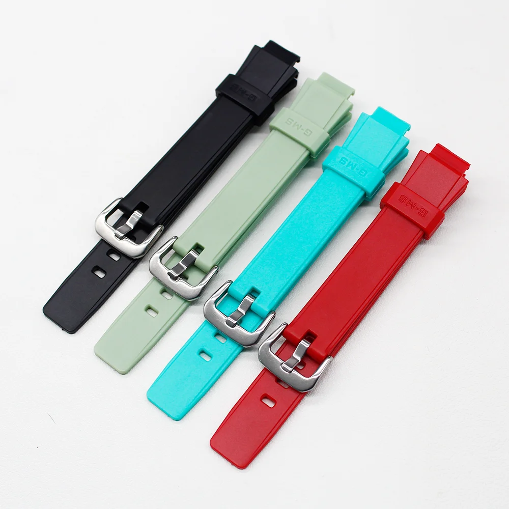 

Soft Rubber watchband for MSG-S500-7A MSG-S500 Sport Watch Band Strap TPU Bracelet Watch Accessories