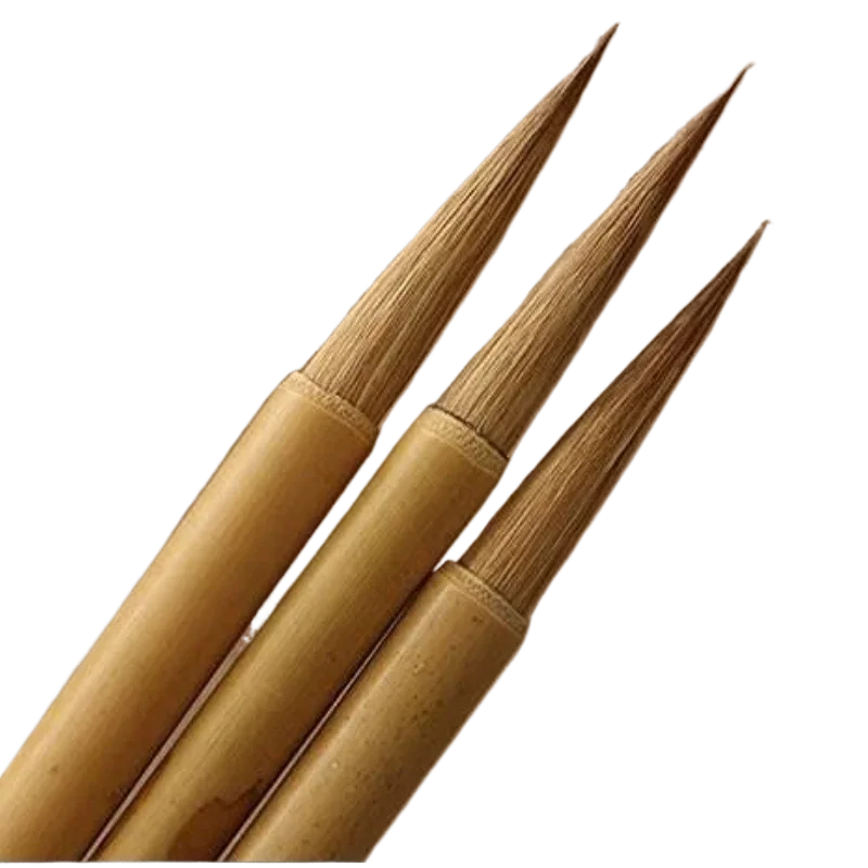 Mixed Hair Brushes Long Hair Small Regular Script Song's Calligraphy Brush Chinese Painting Line Drawing Mixed Hair Brush Pen